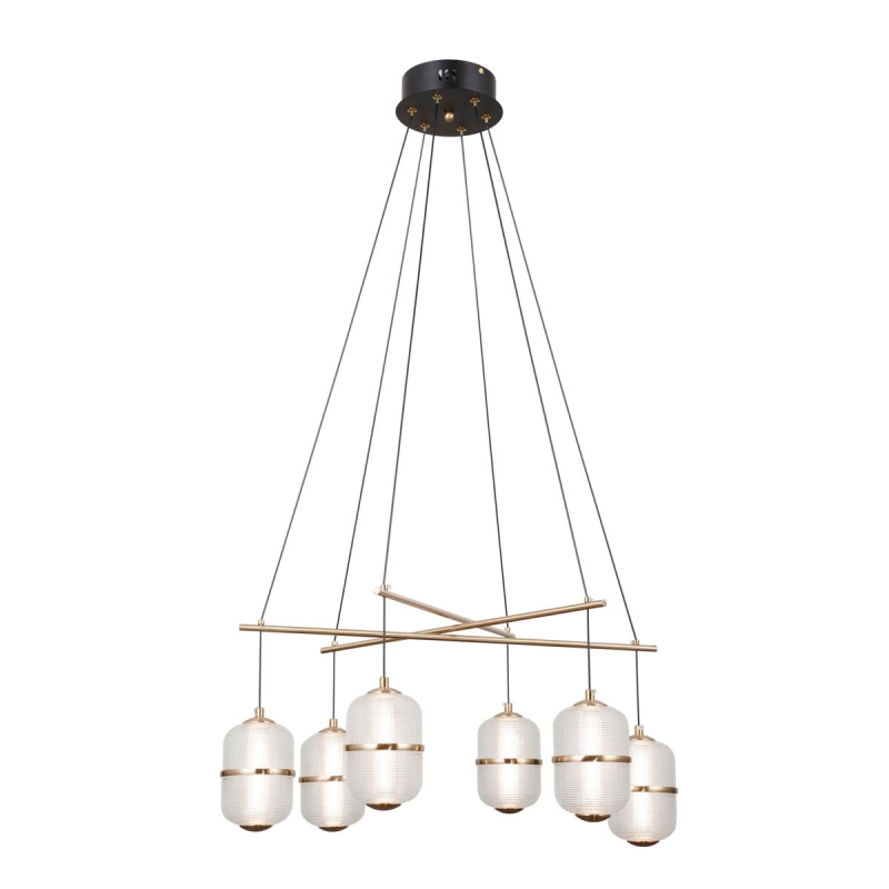 Lampa wisząca Alani PND-34375-6-BK