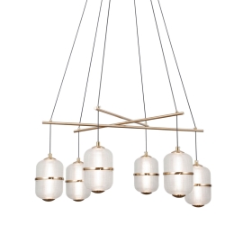 Lampa wisząca Alani PND-34375-6-BK