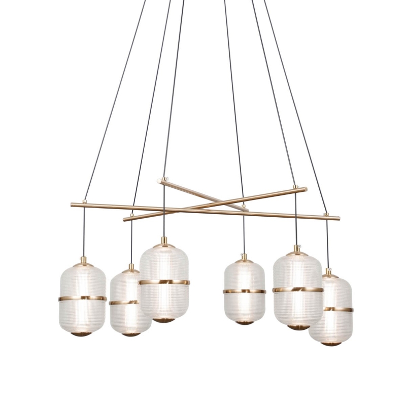 Lampa wisząca Alani PND-34375-6-BK