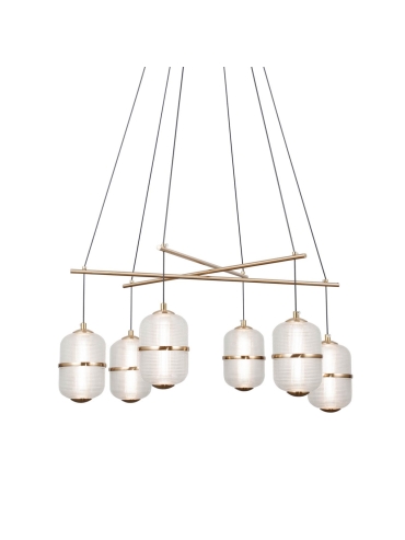 Lampa wisząca Alani PND-34375-6-BK