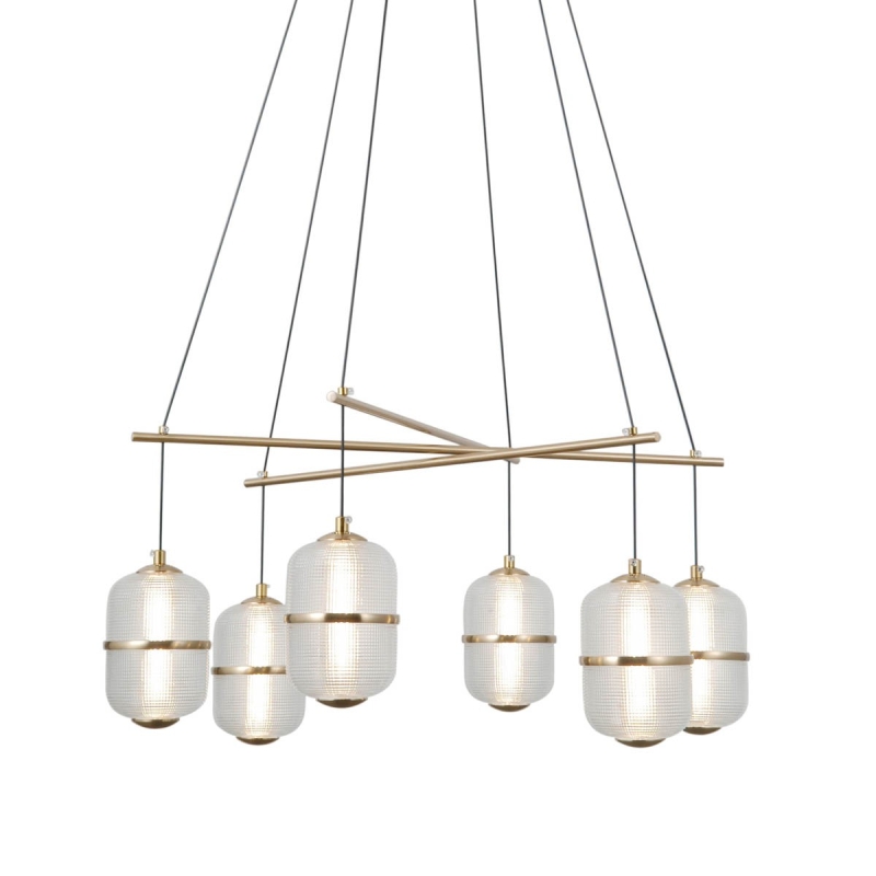 Lampa wisząca Alani PND-34375-6-HBR