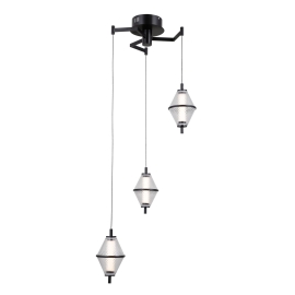 Lampa wisząca Fuente PND-34395-3-BK