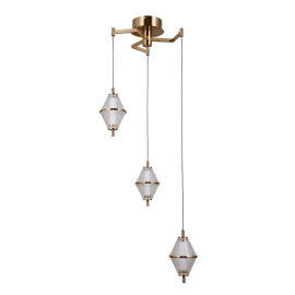 Lampa wisząca Fuente PND-34395-3-HBR