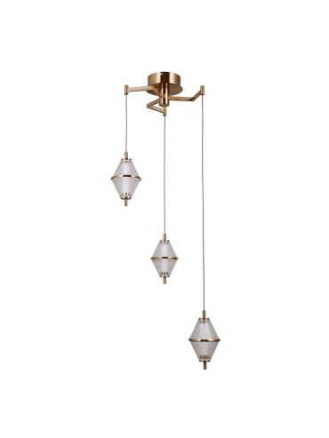 Lampa wisząca Fuente PND-34395-3-HBR