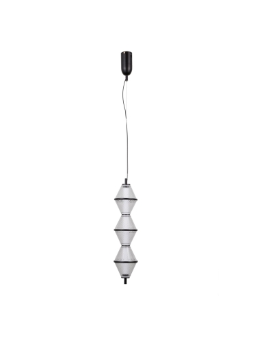 Lampa wisząca Fuente PND-34395-3V-BK