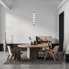 Lampa wisząca Fuente PND-34395-3V-BK