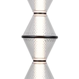 Lampa wisząca Fuente PND-34395-3V-BK