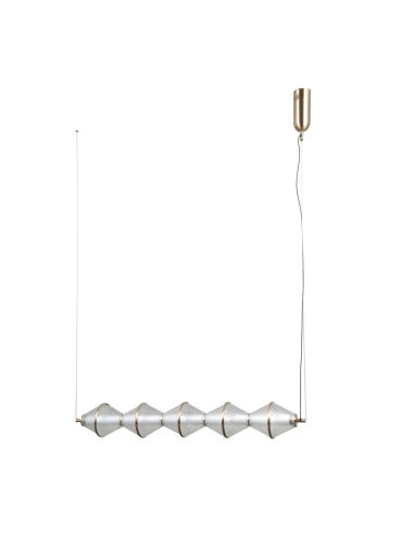 Lampa wisząca Fuente PND-34395-5-HBR