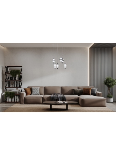 Lampa wisząca Fuente PND-34395-6-BK