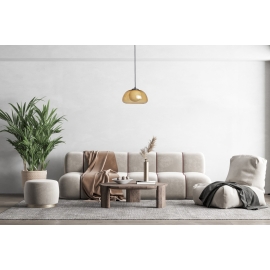 Lampa wisząca Ainale PND-54637-1-BK-YLL