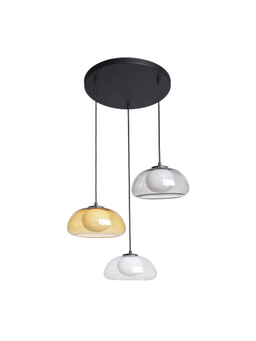 Lampa wisząca Ainale PND-54637-3-BK-SG