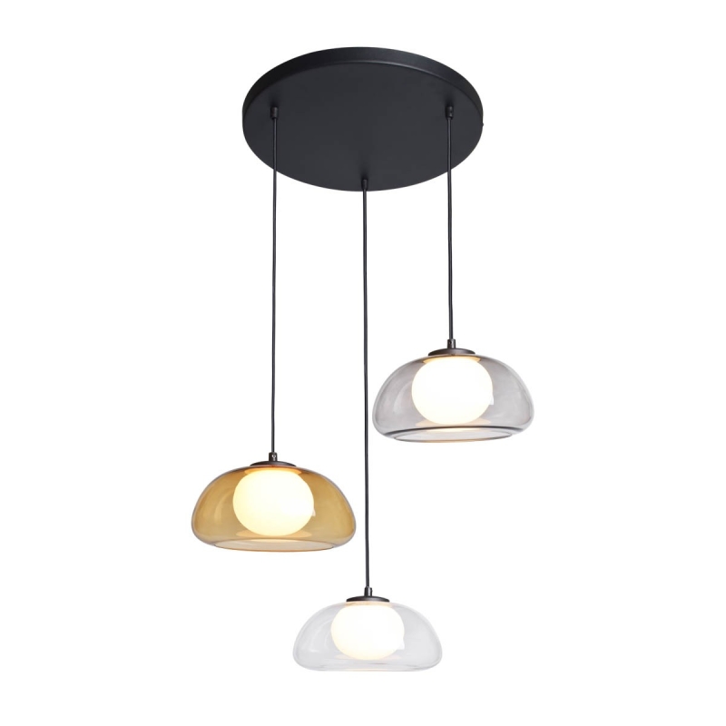 Lampa wisząca Ainale PND-54637-3-BK-SG