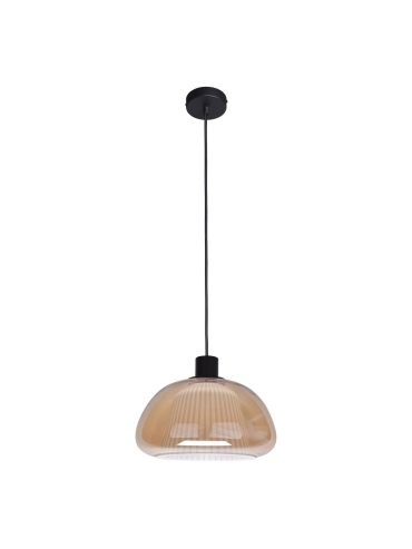 Lampa wisząca Apiro PND-84638-BK-AMB
