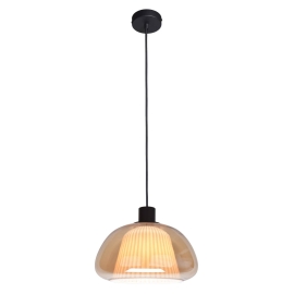 Lampa wisząca Apiro PND-84638-BK-AMB