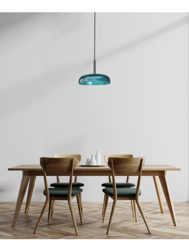 Lampa wisząca Colle PND-48529-BK-BLU