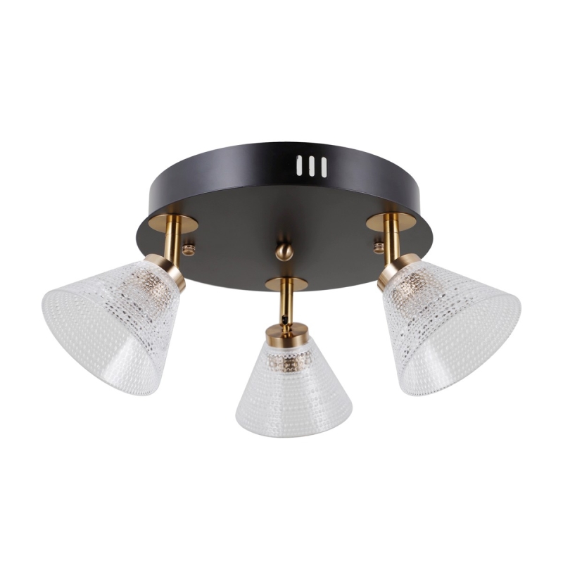 Lampa wisząca Orella WL-34393-3R-BK-HBR