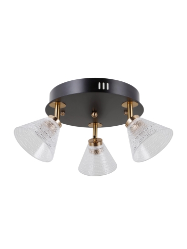 Lampa wisząca Orella WL-34393-3R-BK-HBR