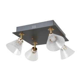 Lampa wisząca Orella WL-34393-4S-BK-HBR