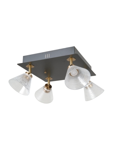 Lampa wisząca Orella WL-34393-4S-BK-HBR