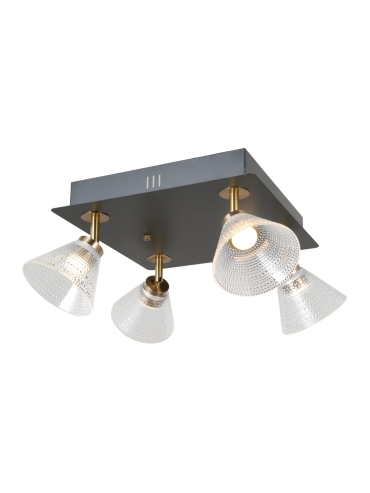 Lampa wisząca Orella WL-34393-4S-BK-HBR