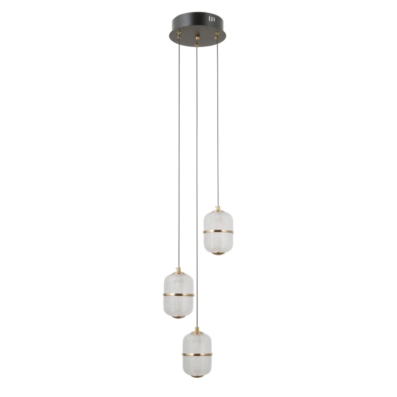 Lampa wisząca Alani PND-34375-3-BK