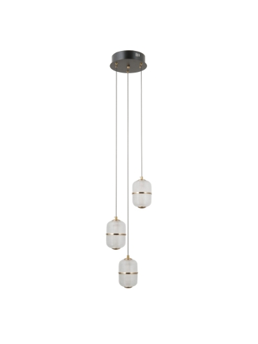 Lampa wisząca Alani PND-34375-3-BK