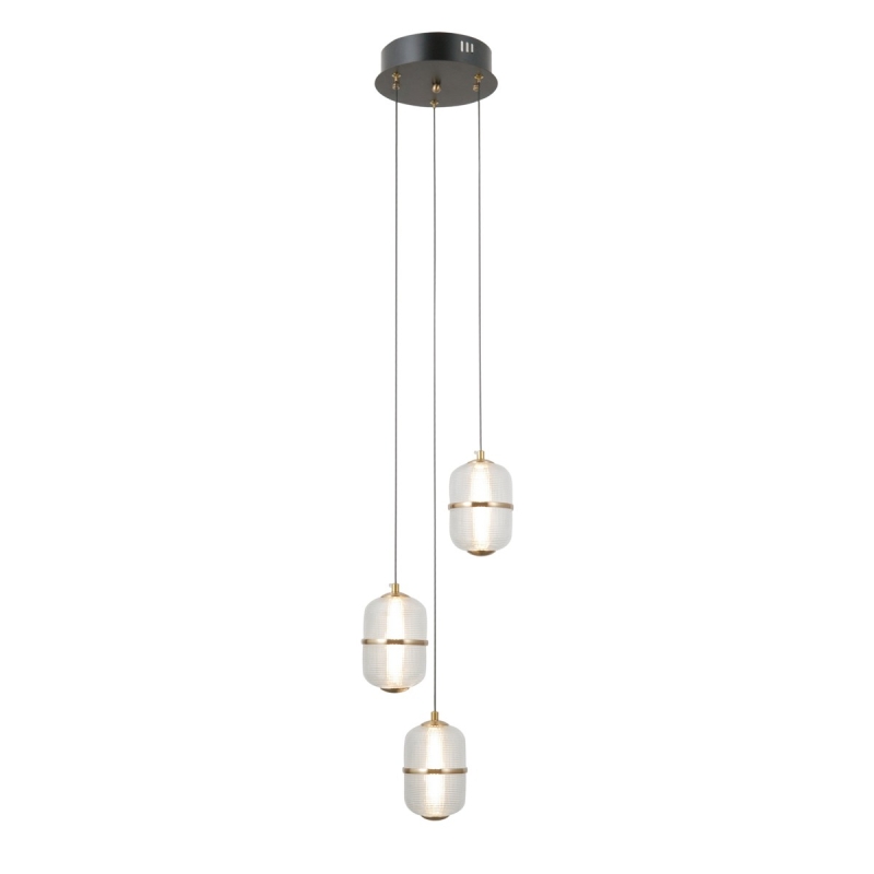 Lampa wisząca Alani PND-34375-3-BK