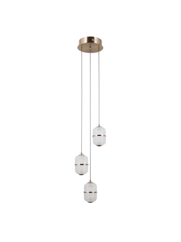 Lampa wisząca Alani PND-34375-3-HBR