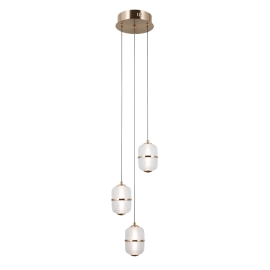Lampa wisząca Alani PND-34375-3-HBR