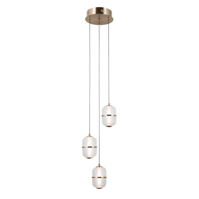 Lampa wisząca Alani PND-34375-3-HBR