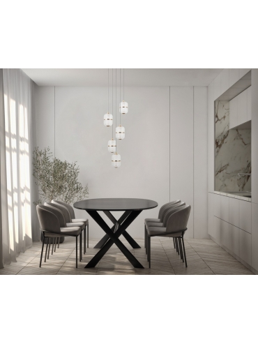 Lampa wisząca Alani PND-34375-5-BK