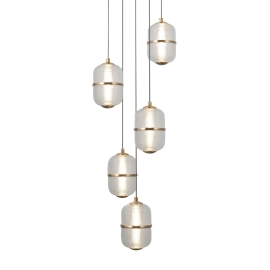 Lampa wisząca Alani PND-34375-5-BK