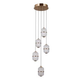 Lampa wisząca Alani PND-34375-5-HBR