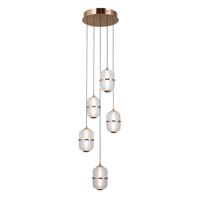 Lampa wisząca Alani PND-34375-5-HBR