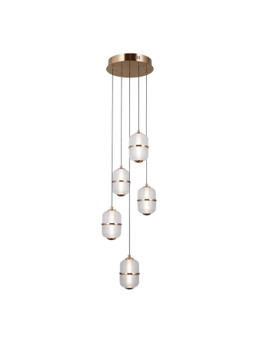 Lampa wisząca Alani PND-34375-5-HBR