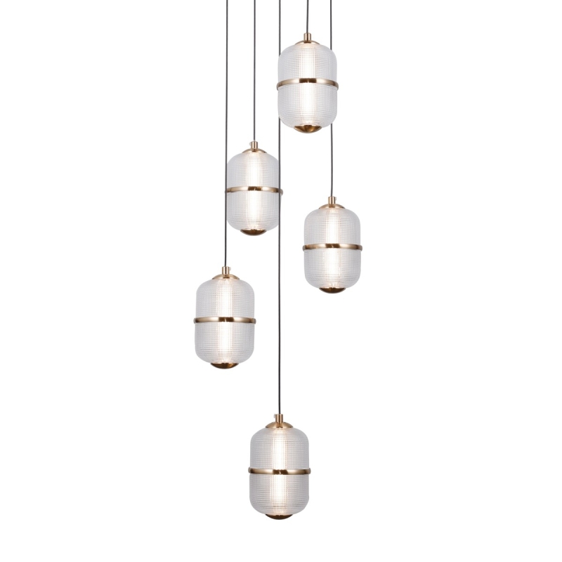 Lampa wisząca Alani PND-34375-5-HBR