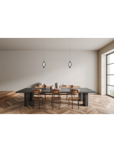 Lampa wisząca Sevil PND-34403-1-BK