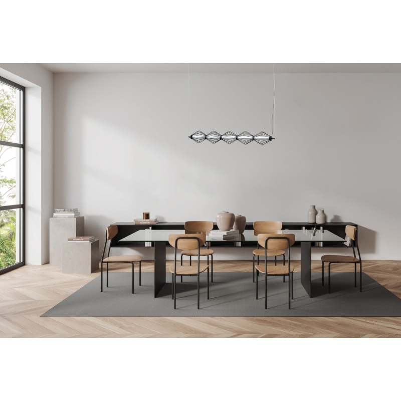 Lampa wisząca Sevil PND-34403-5-BK
