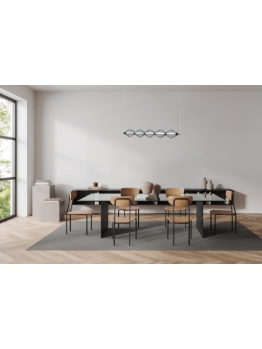 Lampa wisząca Sevil PND-34403-5-BK