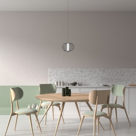 Lampa wisząca Rabel PND-344221-1-BK