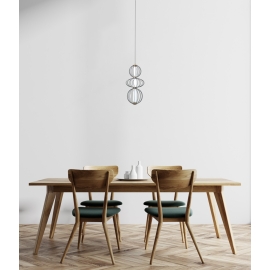 Lampa wisząca Rabel PND-344221-3V-BK