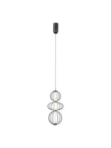 Lampa wisząca Rabel PND-344221-3V-BK