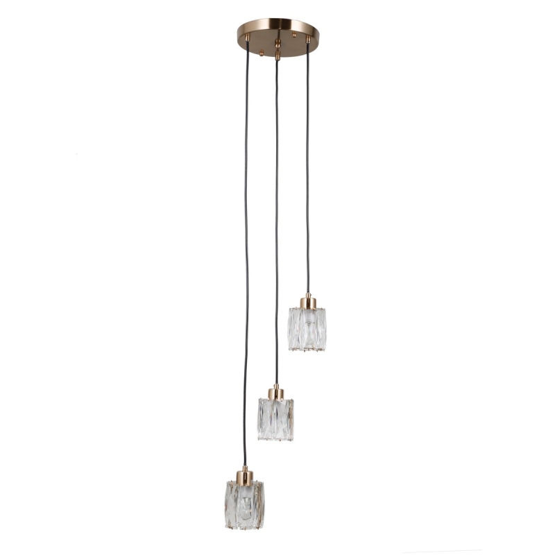 Lampa wisząca Torno PND-40813-3R-HBR