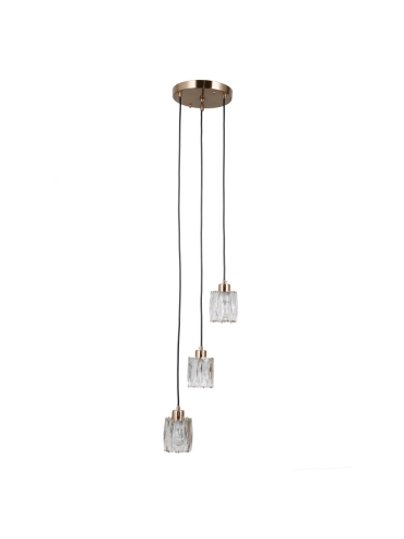 Lampa wisząca Torno PND-40813-3R-HBR