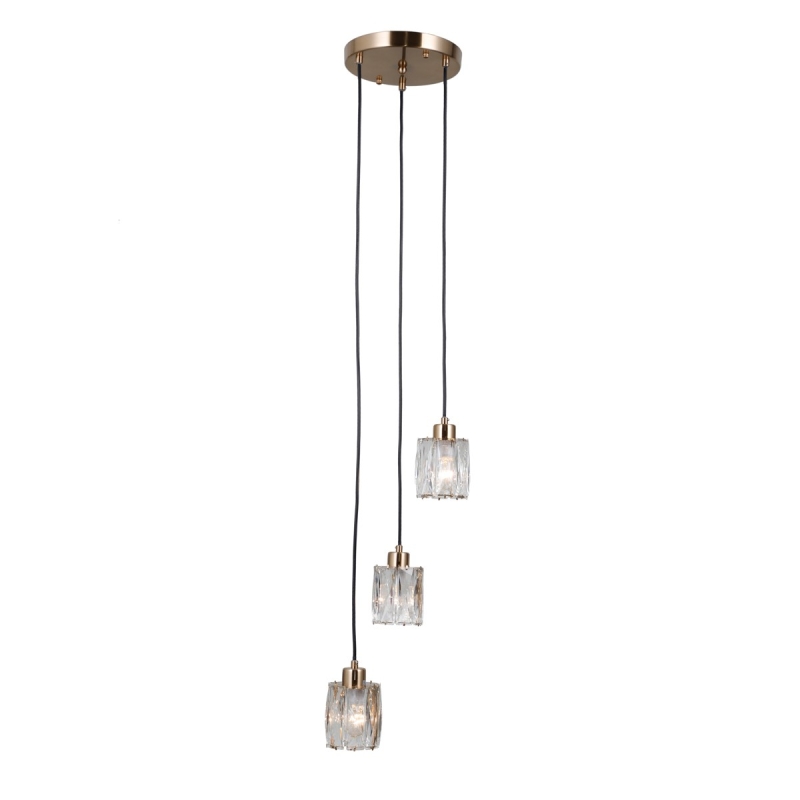Lampa wisząca Torno PND-40813-3R-HBR