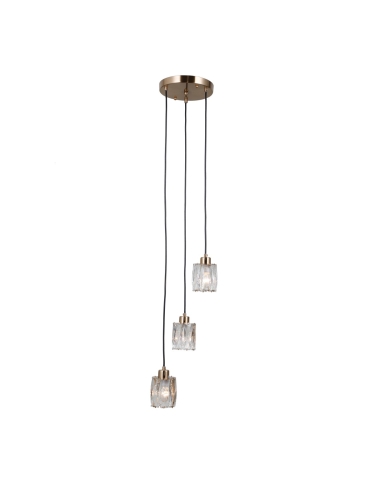 Lampa wisząca Torno PND-40813-3R-HBR