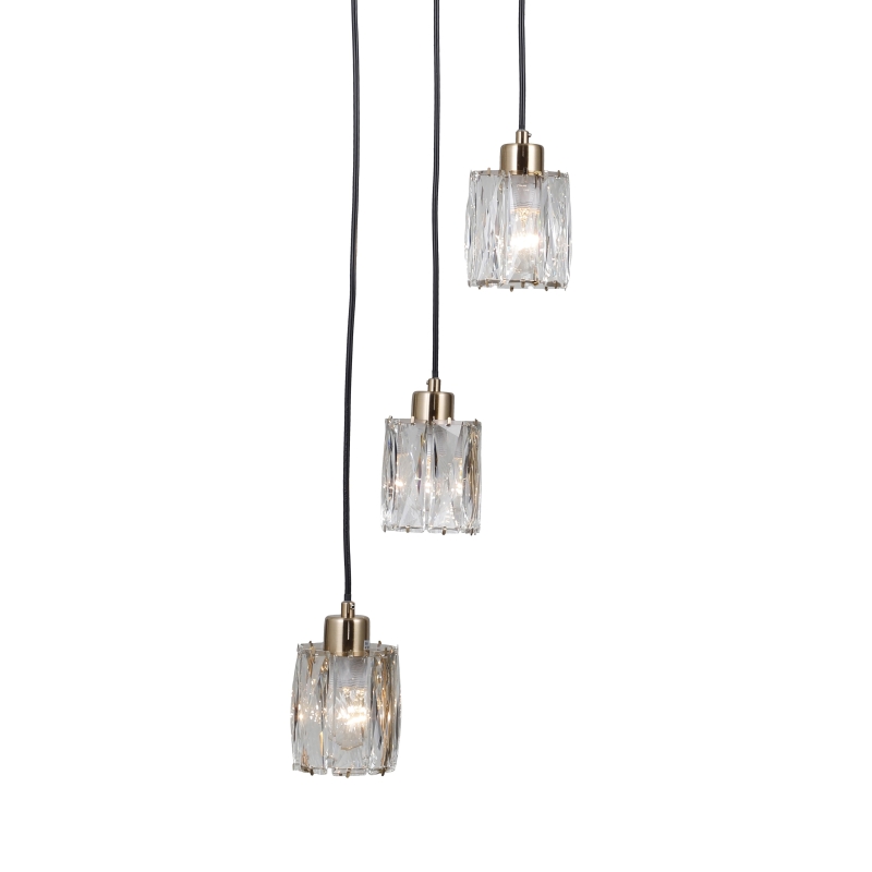 Lampa wisząca Torno PND-40813-3R-HBR