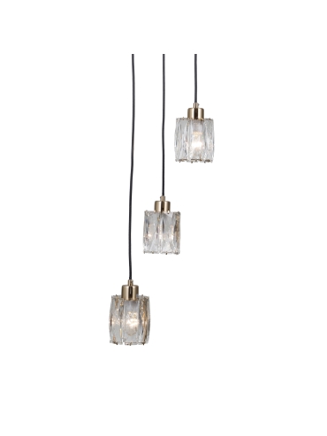 Lampa wisząca Torno PND-40813-3R-HBR