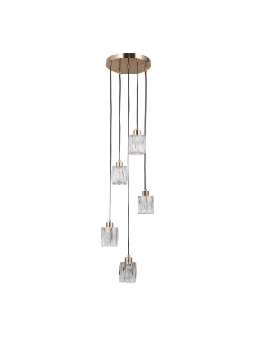 Lampa wisząca Torno PND-40813-5R-HBR