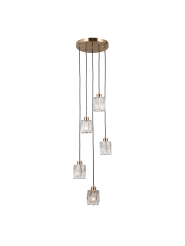 Lampa wisząca Torno PND-40813-5R-HBR